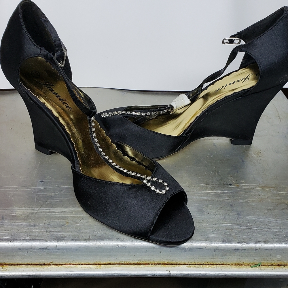 Wedge high heels